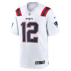 Tom Brady New England Patriots Retired Game Jersey White | Nike for Sale