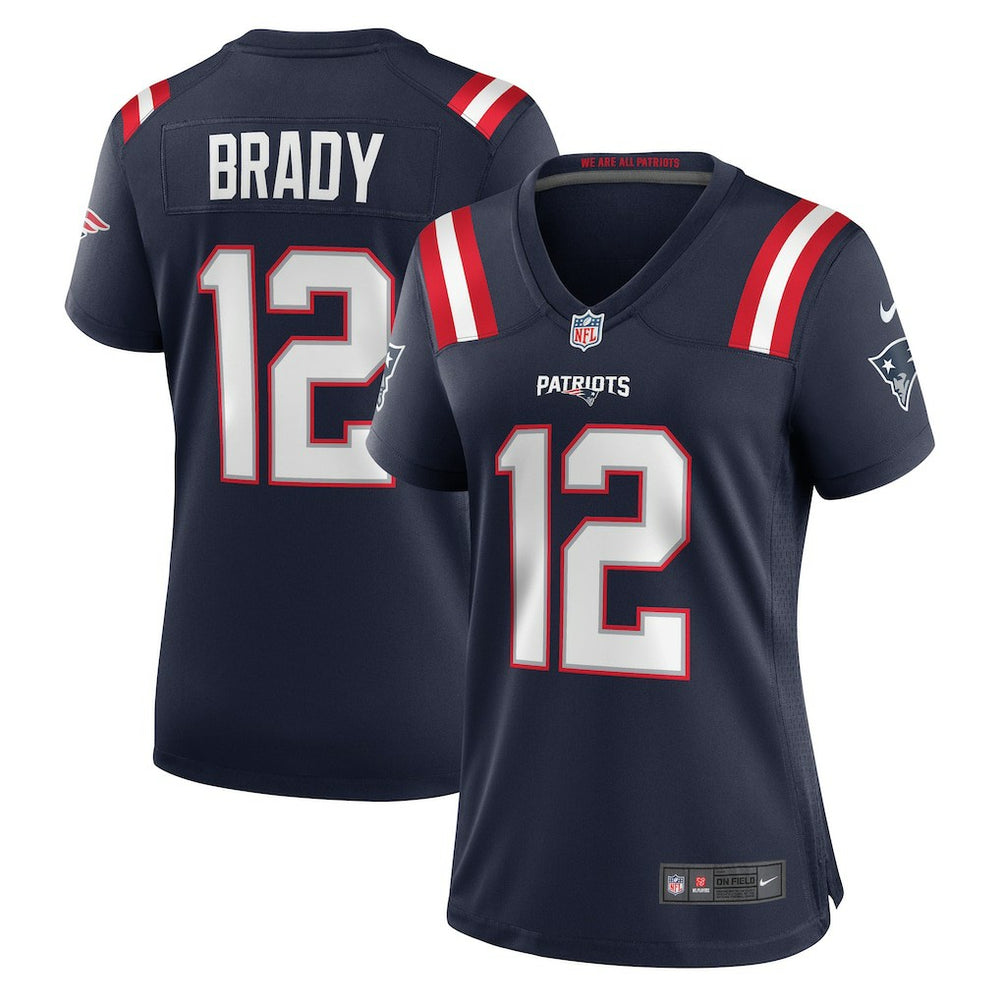Tom Brady New England Patriots Women's Retired Game Jersey Navy | Nike for Sale