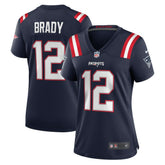 Tom Brady New England Patriots Women's Retired Game Jersey Navy | Nike for Sale