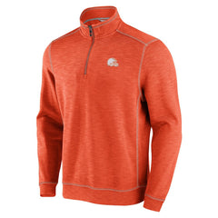 Cleveland Browns Tobago Bay Tri-Blend Half-Zip Sweatshirt Orange | Tommy Bahama