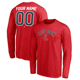Boston Red Sox Personalized Cooperstown Collection Winning Streak Long Sleeve T-Shirt - MLB
