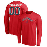 St. Louis Cardinals Personalized Cooperstown Collection Winning Streak Long Sleeve T-Shirt - MLB