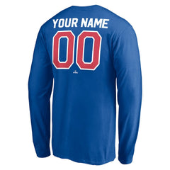 Texas Rangers Personalized Cooperstown Collection Winning Streak Long Sleeve T-Shirt - MLB