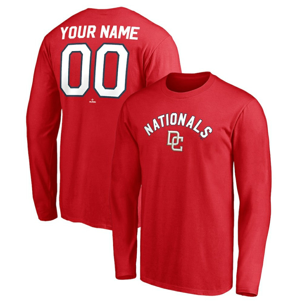 Washington Nationals Personalized Cooperstown Collection Winning Streak Long Sleeve T-Shirt - MLB