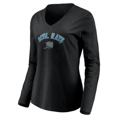 Tampa Bay Rays Women's Cooperstown Collection Personalized Winning Streak Long Sleeve V-Neck T-Shirt - MLB