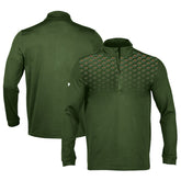 Minnesota Wild Levelwear NHL x PGA Scout Midlayer Quarter-Zip Pullover Top - Hunter Green - NHL