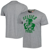 Boston Celtics Homage Unisex Hometown Hyper Local Tri-Blend T-Shirt Heather Gray - NBA