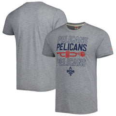 New Orleans Pelicans Homage Unisex Hometown Hyper Local Tri-Blend T-Shirt Heather Gray - NBA