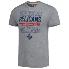 New Orleans Pelicans Homage Unisex Hometown Hyper Local Tri-Blend T-Shirt Heather Gray - NBA