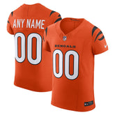 Cincinnati Bengals Alternate Vapor F.U.S.E. Elite Custom Jersey Men's Orange | Nike for Sale