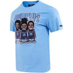 Jaren Jackson Jr., Ja Morant, Desmond Bane Memphis Grizzlies Pro Standard Multi Lineup T-Shirt Light Blue - NBA