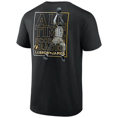 LeBron James Los Angeles Lakers NBA All-Time Scoring Record T-Shirt Black - NBA