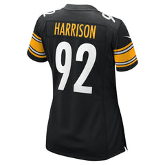 James Harrison Pittsburgh Steelers Women's Retired Game Jersey Black | Nike for Sale