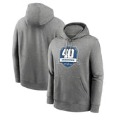 Indianapolis Colts 40th Anniversary Club Pullover Hoodie Heather Gray | Nike for Sale