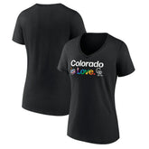Colorado Rockies Women's City Pride V-Neck T-Shirt - MLB