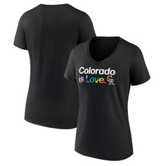Colorado Rockies Women's City Pride V-Neck T-Shirt - MLB