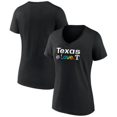 Texas Rangers Women's City Pride V-Neck T-Shirt - MLB
