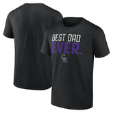 Colorado Rockies Best Dad Ever T-Shirt - MLB