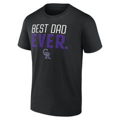 Colorado Rockies Best Dad Ever T-Shirt - MLB