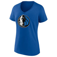 Kyrie Irving Dallas Mavericks Women's Playmaker Name & Number V-Neck T-Shirt Royal - NBA