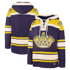 Los Angeles Kings '47 Superior Lacer Hoodie - Purple - NHL