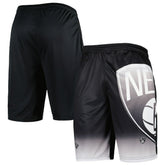 Brooklyn Nets Graphic Shorts Black - NBA
