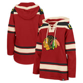Chicago Blackhawks '47 Women's Superior Lacer Pullover Hoodie - Red - NHL