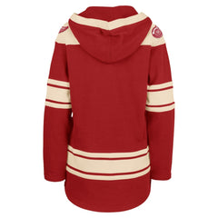 Detroit Red Wings '47 Women's Superior Lacer Pullover Hoodie - Red - NHL