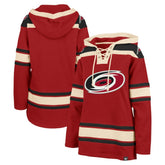 Carolina Hurricanes '47 Women's Superior Lacer Pullover Hoodie - Red - NHL
