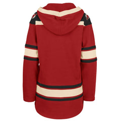 New Jersey Devils '47 Women's Superior Lacer Pullover Hoodie - Red - NHL