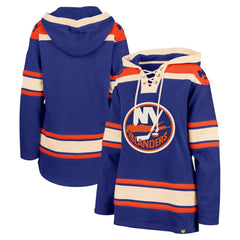New York Islanders '47 Women's Superior Lacer Pullover Hoodie - Royal - NHL