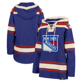 New York Rangers '47 Women's Superior Lacer Pullover Hoodie - Blue - NHL