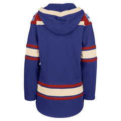 New York Rangers '47 Women's Superior Lacer Pullover Hoodie - Blue - NHL