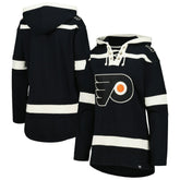 Philadelphia Flyers '47 Women's Superior Lacer Pullover Hoodie - Black - NHL