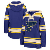 St. Louis Blues '47 Women's Superior Lacer Pullover Hoodie - Blue - NHL