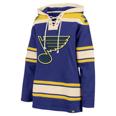 St. Louis Blues '47 Women's Superior Lacer Pullover Hoodie - Blue - NHL