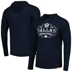 Dallas Mavericks Sportiqe Unisex Rowan Tri-Blend Long Sleeve Hoodie T-Shirt Navy - NBA