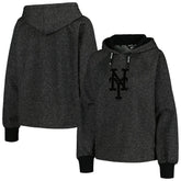 New York Mets DKNY Sport Women's Debbie Dolman Raglan Pullover Hoodie - MLB