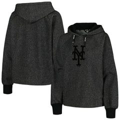 New York Mets DKNY Sport Women's Debbie Dolman Raglan Pullover Hoodie - MLB