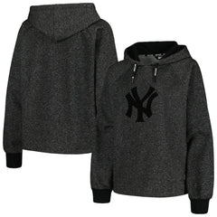 New York Yankees DKNY Sport Women's Debbie Dolman Raglan Pullover Hoodie - MLB