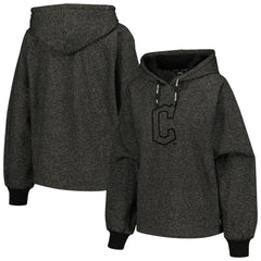 Cleveland Guardians DKNY Sport Women's Debbie Dolman Raglan Pullover Hoodie - MLB