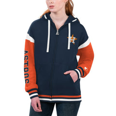 Houston Astros Starter Women's Homestretch Full-Zip Hoodie - MLB