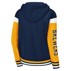 Milwaukee Brewers Starter Women's Homestretch Full-Zip Hoodie - MLB