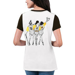 San Diego Padres G-III 4Her by Carl Banks Women's Illustration Ringer T-Shirt - MLB