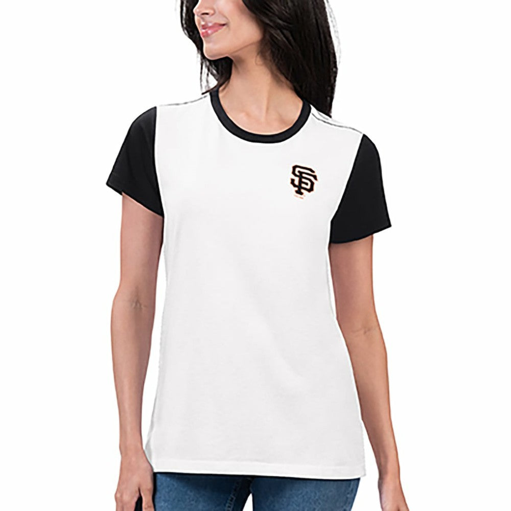 San Francisco Giants G-III 4Her by Carl Banks Women's Illustration Ringer T-Shirt - MLB