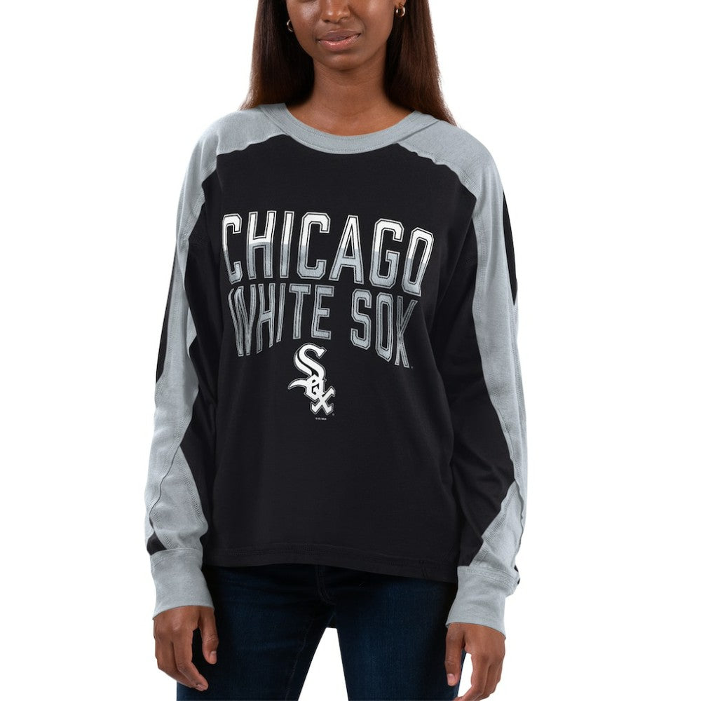 Chicago White Sox G-III 4Her by Carl Banks Women's Smash Raglan Long Sleeve T-Shirt - MLB