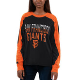 San Francisco Giants G-III 4Her by Carl Banks Women's Smash Raglan Long Sleeve T-Shirt - MLB
