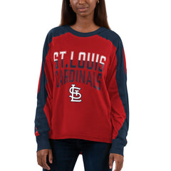 St. Louis Cardinals G-III 4Her by Carl Banks Women's Smash Raglan Long Sleeve T-Shirt - MLB