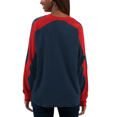 Boston Red Sox G-III 4Her by Carl Banks Women's Smash Raglan Long Sleeve T-Shirt - MLB