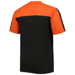 Baltimore Orioles Big & Tall Yoke Knit T-Shirt - Orange/Black T-shirts - MLB